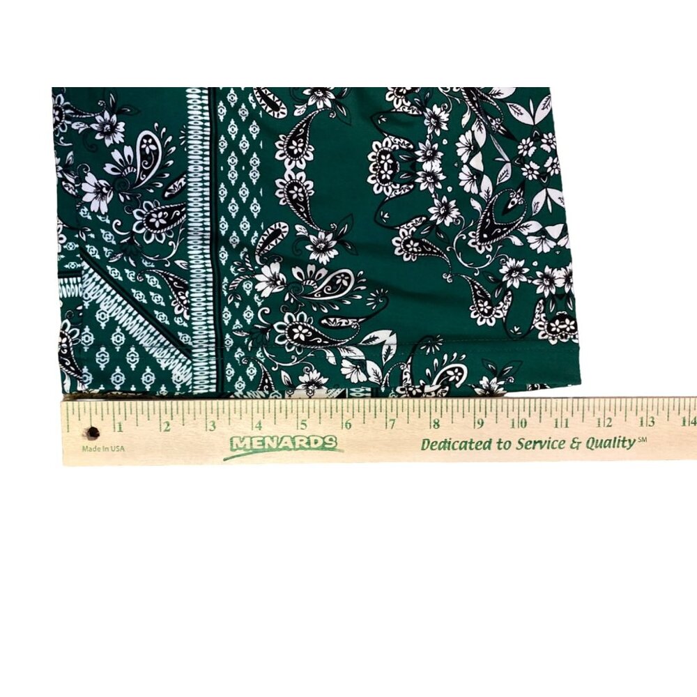 Maurices Pants Womens XL Used Green Black Casual Palazzo - Picture 13 of 13